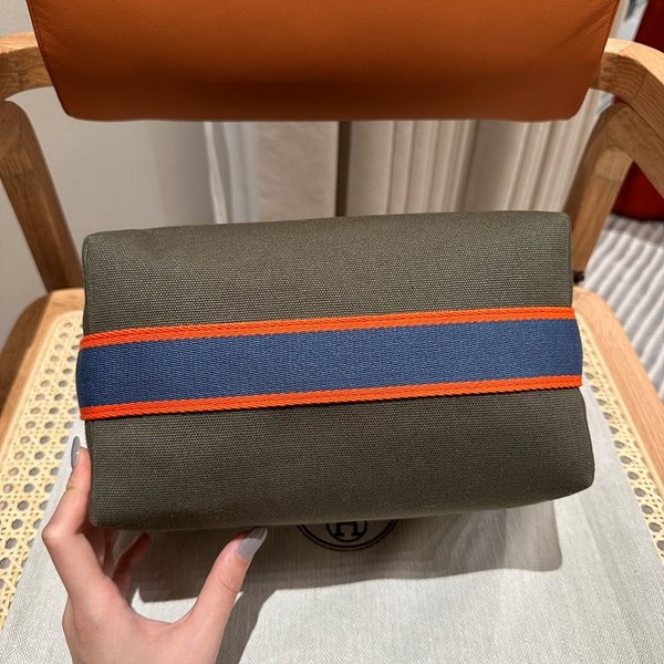 [하이엔드급] 에르메스 GM 브리드 어 브랙 케이스 캔버스 [매장가 150만원대]