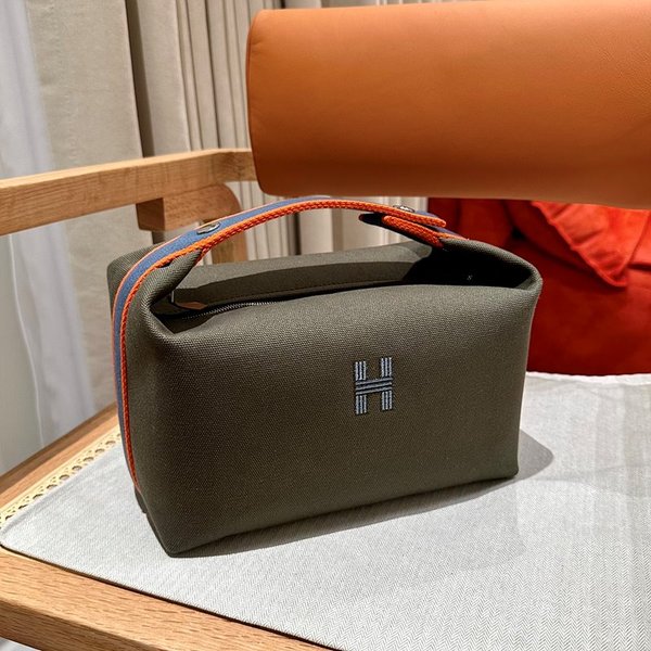 [하이엔드급] 에르메스 GM 브리드 어 브랙 케이스 캔버스 [매장가 150만원대]