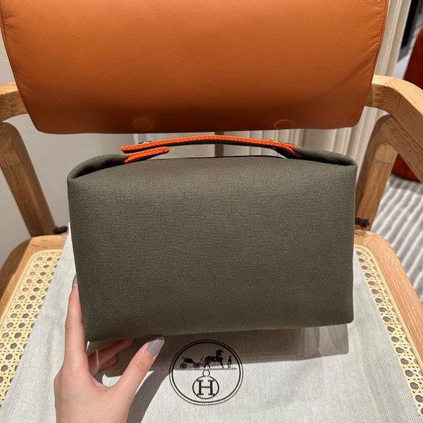 [하이엔드급] 에르메스 GM 브리드 어 브랙 케이스 캔버스 [매장가 150만원대]