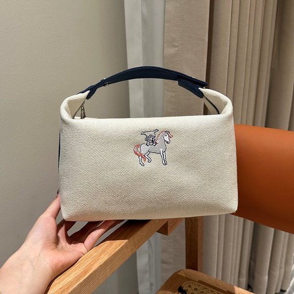 [하이엔드급] 에르메스 GM 브리드 어 브랙 케이스 캔버스 [매장가 150만원대]