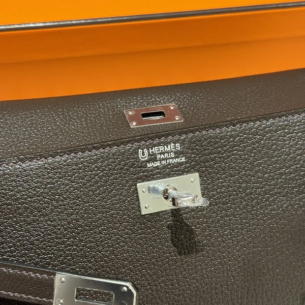 [하이엔드급] 에르메스 켈리 투고 크로스백 KELLY TOGO WOC / CK89 노아 체버 은장 [매장가 1090만원대]