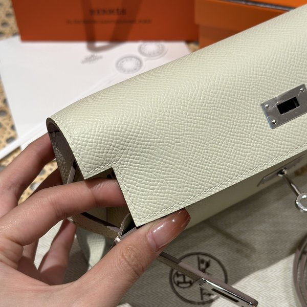 [하이엔드급] 에르메스 켈리 투고 크로스백 KELLY TOGO WOC / I2 나타 엡솜 은장 [매장가 1090만원대]