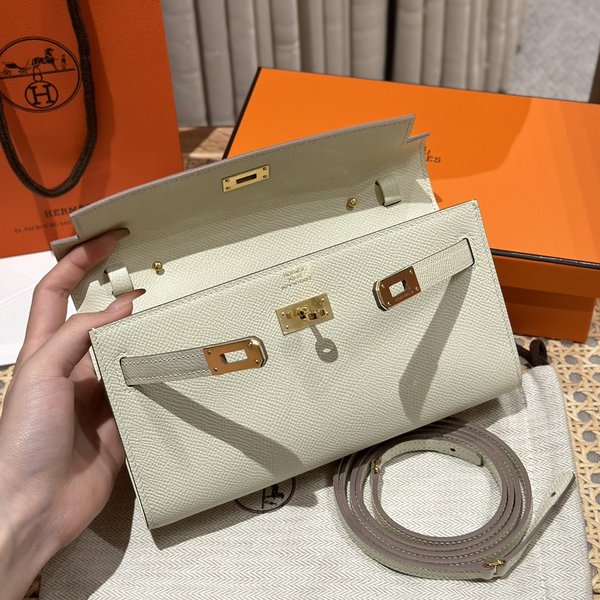 [하이엔드급] 에르메스 켈리 투고 크로스백 KELLY TOGO WOC / CK10 CRAIE 엡솜 금장 [매장가 1090만원대]