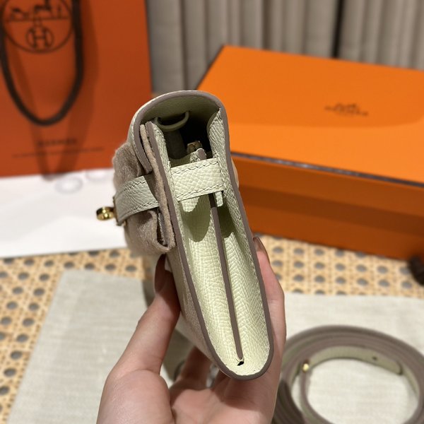 [하이엔드급] 에르메스 켈리 투고 크로스백 KELLY TOGO WOC / CK10 CRAIE 엡솜 금장 [매장가 1090만원대]