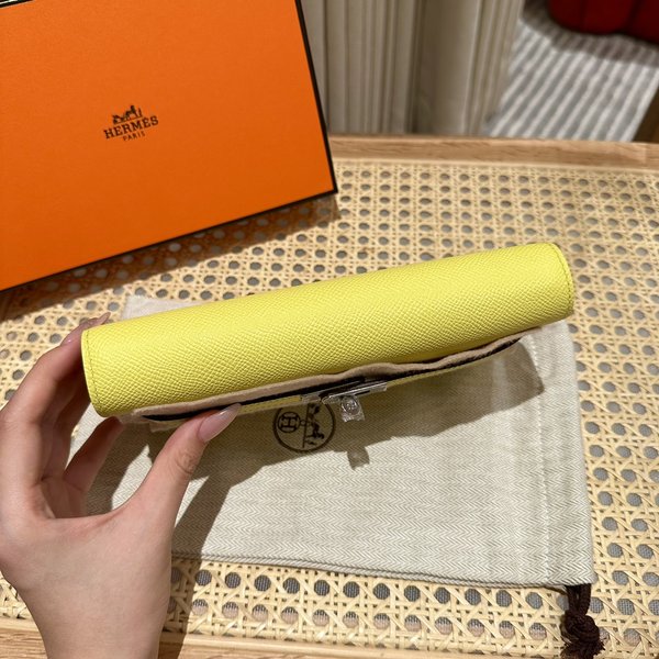[하이엔드급] 에르메스 켈리 투고 크로스백 KELLY TOGO WOC / 9R 라임 엡솜 은장 [매장가 1090만원대]