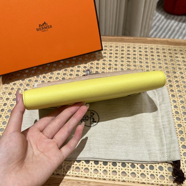[하이엔드급] 에르메스 켈리 투고 크로스백 KELLY TOGO WOC / 9R 라임 엡솜 은장 [매장가 1090만원대]