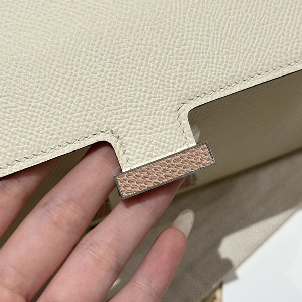 [하이엔드급] 에르메스 콘스탄스 투고 월렛 / I2 나타 엡솜 리자드 은장 [매장가 1290만원대]