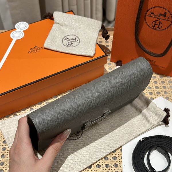 [하이엔드급] 에르메스 콘스탄스 투고 월렛  / 8F Etain 엡솜 리자드 은장 [매장가 1290만원대]