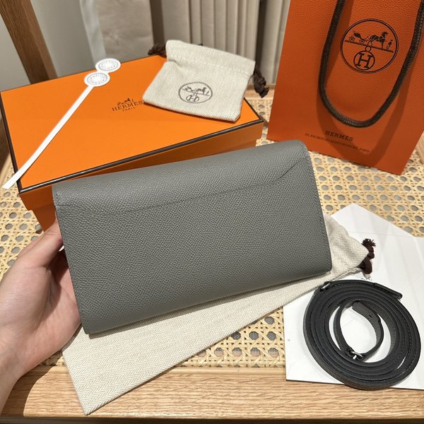 [하이엔드급] 에르메스 콘스탄스 투고 월렛  / 8F Etain 엡솜 리자드 은장 [매장가 1290만원대]