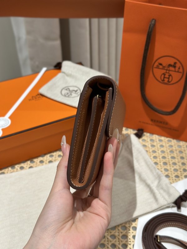 [하이엔드급] 에르메스 콘스탄스 투고 월렛  / CK37 브라운골드 에버컬러 금장 [매장가 990만원대]