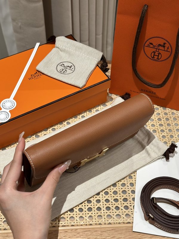[하이엔드급] 에르메스 콘스탄스 투고 월렛  / CK37 브라운골드 에버컬러 금장 [매장가 990만원대]
