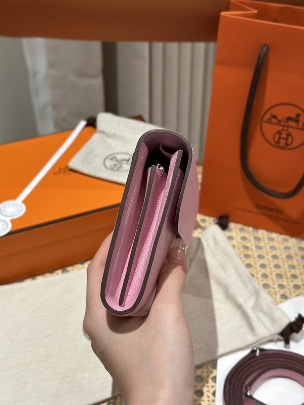 [하이엔드급] 에르메스 콘스탄스 투고 월렛 / X9 Mauve Sylvestre 엡솜 은장 [매장가 990만원대]