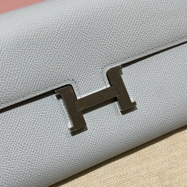 [하이엔드급] 에르메스 콘스탄스 투고 월렛  / T0 BLEU BRUME 엡솜 은장 [매장가 990만원대]