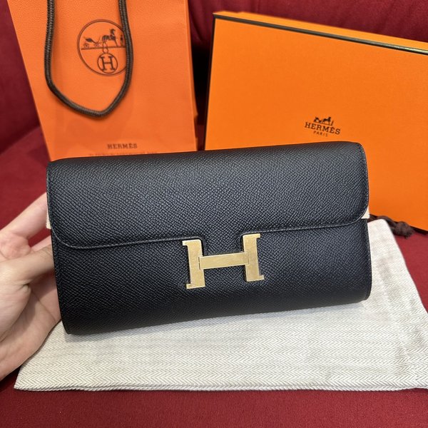 [하이엔드급] 에르메스 콘스탄스 투고 월렛  / CK89 노아 엡솜 금장 [매장가 990만원대]