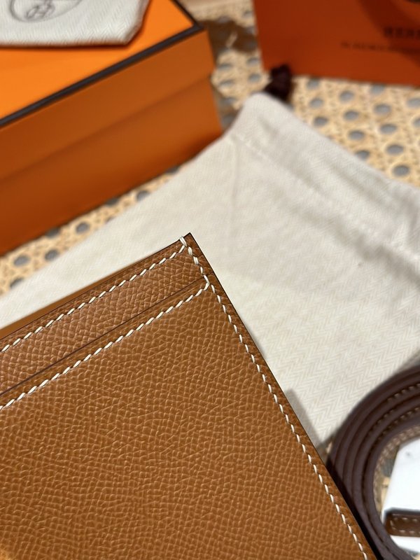 [하이엔드급] 에르메스 콘스탄스 투고 월렛  / CK37 브라운골드 엡솜 금장 [매장가 990만원대]