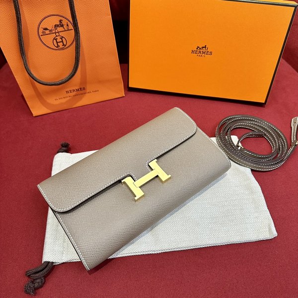 [하이엔드급] 에르메스 콘스탄스 투고 월렛 / CK18 에토프 엡솜 금장 [매장가 990만원대]