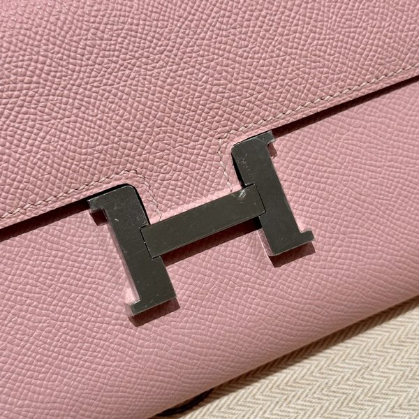 [하이엔드급] 에르메스 콘스탄스 투고 월렛  / 3Q 로즈사쿠라 엡솜 은장 [매장가 990만원대]