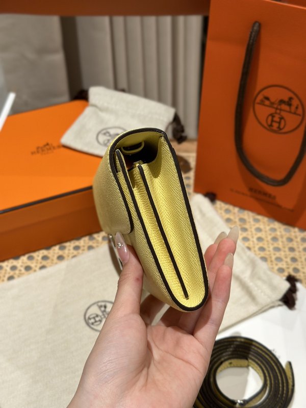[하이엔드급] 에르메스 콘스탄스 투고 월렛  / 1Z Jaune Poussin 엡솜 은장 [매장가 990만원대]