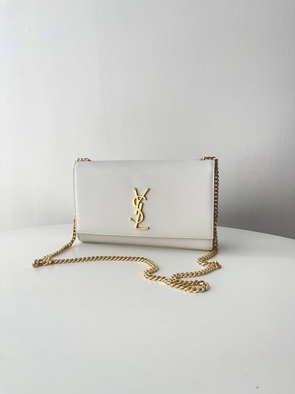 생로랑 그랑 드 뿌드르 가죽 KATE 미디엄백 [매장가 315만원대]