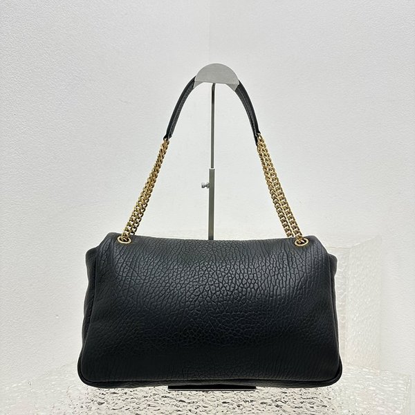 생로랑 YSL 그레인 램스킨 CALYPSO 라지백 칼립소백 블랙 [매장가 480만원대]