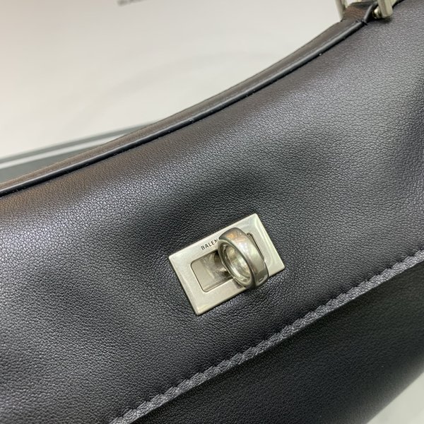 발렌시아가 로데오 핸드백 / 스몰 블랙 은장 [매장가 470만원대]