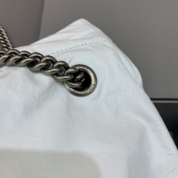 발렌시아가 CRUSH 토트백 스몰 / 화이트 [매장가320만원대]