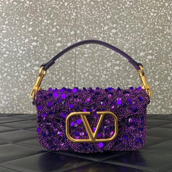 발렌티노 가라바니 크리스털 장식 스몰 로코 숄더백 / [매장가630만원대]