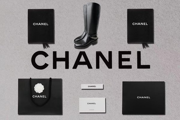 샤넬 하이 부츠 카프스킨 골드메탈 블랙 [매장가 450만원대]