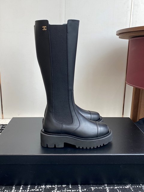 샤넬 CC 로고 첼시 롱부츠 [매장가 200만원대]