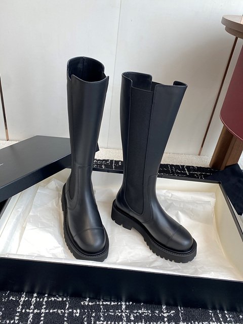 샤넬 CC 로고 첼시 롱부츠 [매장가 200만원대]