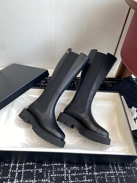 샤넬 CC 로고 첼시 롱부츠 [매장가 200만원대]