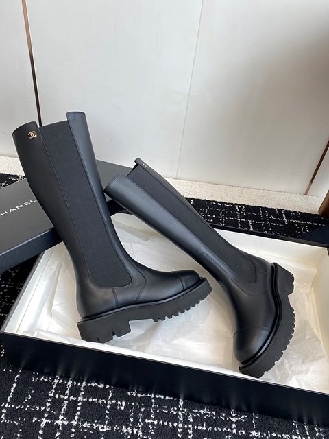 샤넬 CC 로고 첼시 롱부츠 [매장가 200만원대]