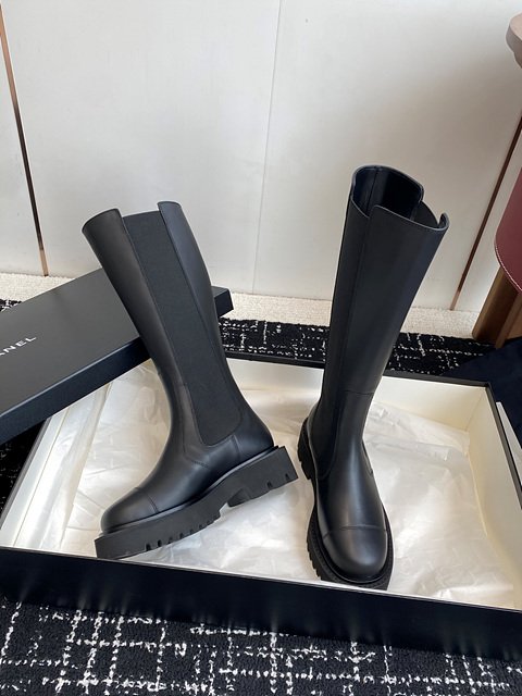 샤넬 CC 로고 첼시 롱부츠 [매장가 200만원대]