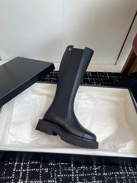 샤넬 CC 로고 첼시 롱부츠 [매장가 200만원대]