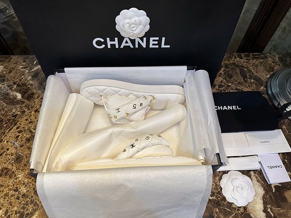 샤넬 cc로고 퀄팅 플립플랍 쪼리 샌들 [매장가 260만원대]