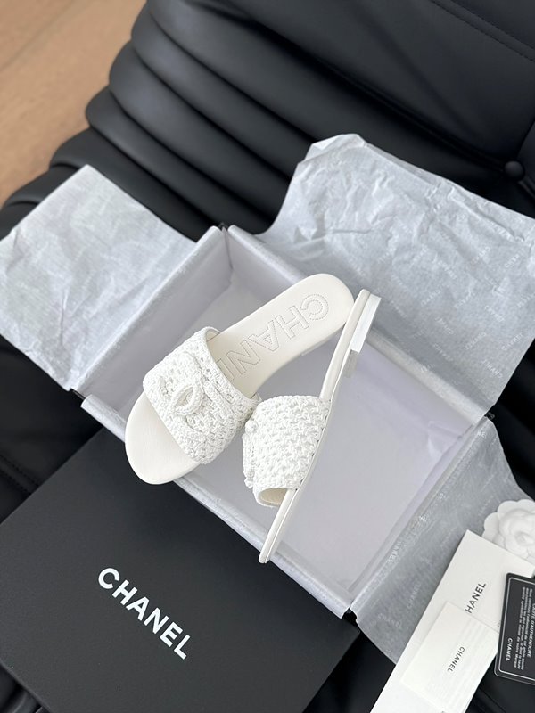 샤넬 코코비치 cc로고 크로셰 뮬 [매장가 230만원대]