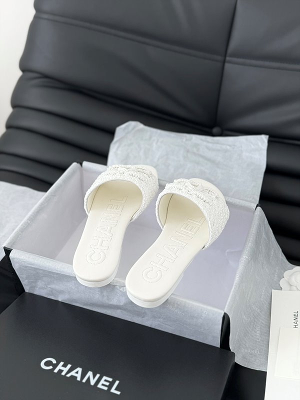 샤넬 코코비치 cc로고 크로셰 뮬 [매장가 230만원대]