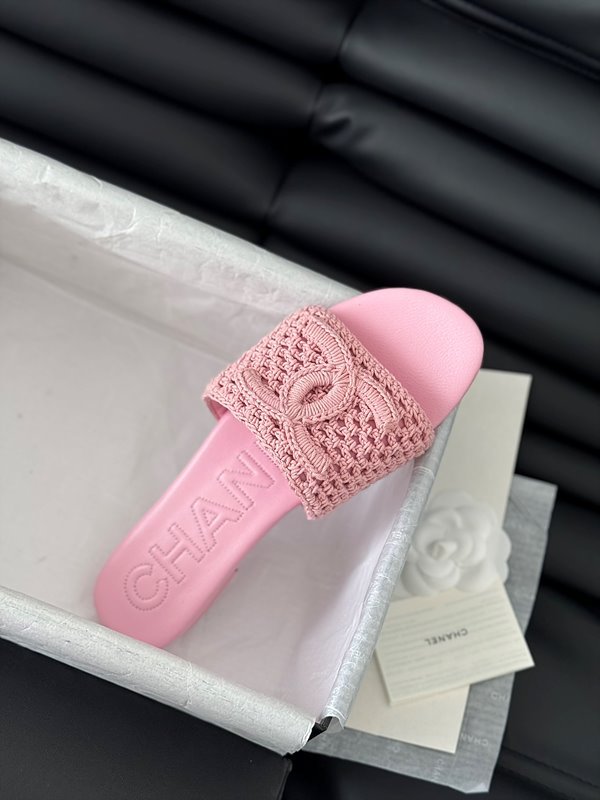 샤넬 코코비치 cc로고 크로셰 뮬 [매장가 230만원대]