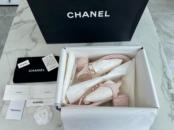 샤넬 클래식 CC로고 체인 스트랩 샌들 [매장가 180만원대]