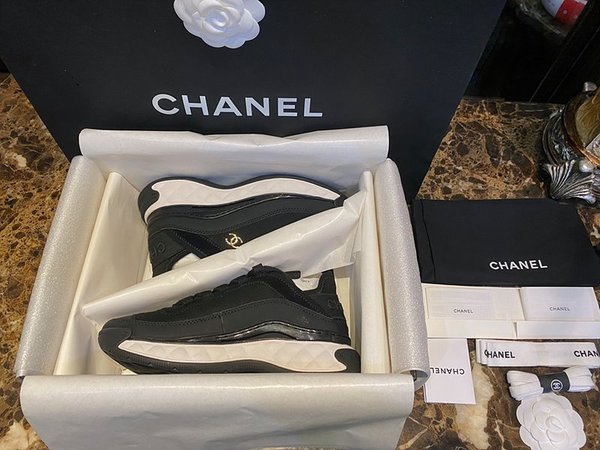 샤넬 믹스드 파이버 트레이너 스니커즈 [매장가 210만원대]