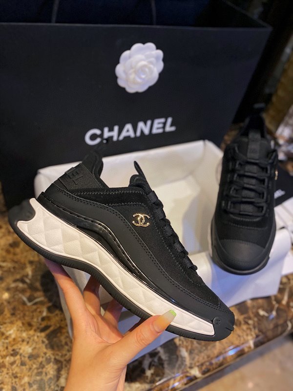 샤넬 믹스드 파이버 트레이너 스니커즈 [매장가 210만원대]