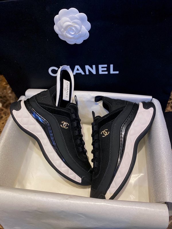 샤넬 믹스드 파이버 트레이너 스니커즈 [매장가 210만원대]