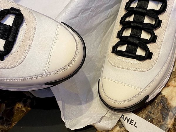 샤넬 믹스드 파이버 트레이너 스니커즈 [매장가 210만원대]