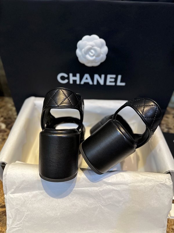 샤넬 인터로킹 CC로고 슬링백 샌들 [매장가 200만원대]