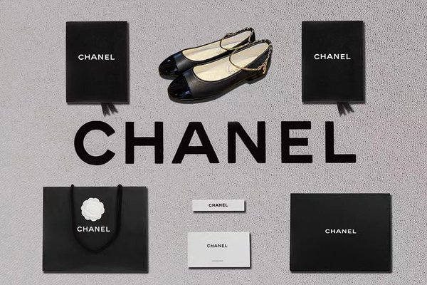 샤넬 발레리나 체인 스트랩 레더 여성 플랫 슈즈 [매장가 200만원대]