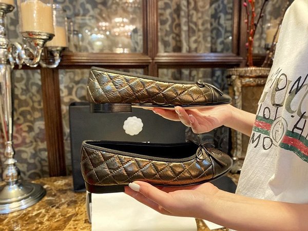 샤넬 cc로고 퀄팅 발레리나 플랫 슈즈 [매장가 160만원대]