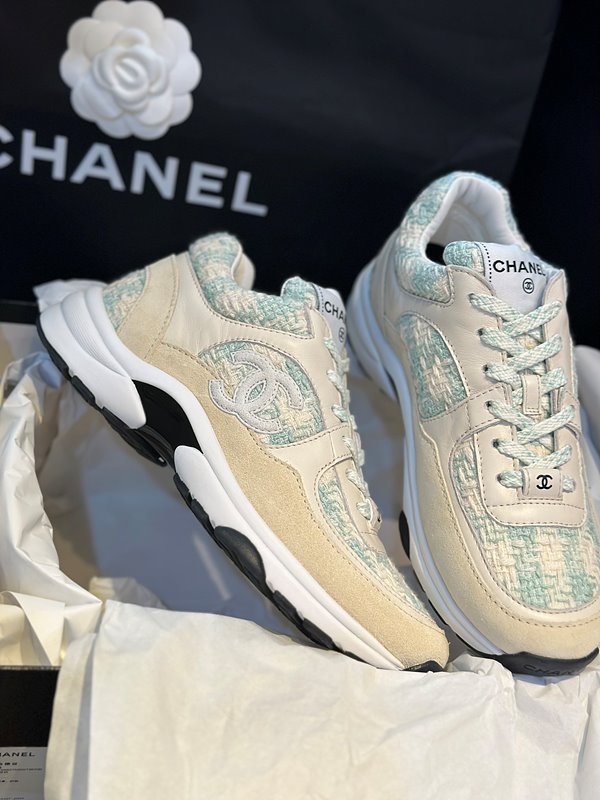 샤넬 CC로고 트위드 스니커즈 [매장가 200만원대]