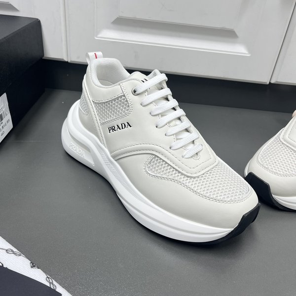프라다 패브릭 메쉬 스니커즈 / 화이트 [매장가150만원대]