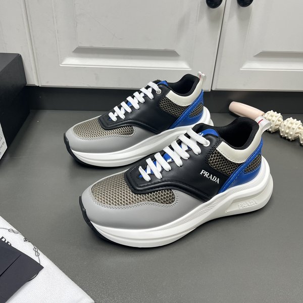 프라다 패브릭 메쉬 스니커즈 / 블루 [매장가150만원대]