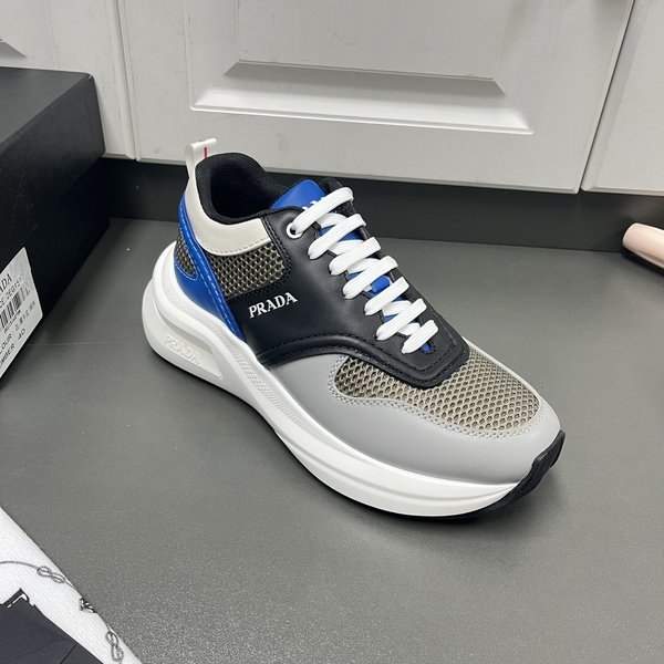 프라다 패브릭 메쉬 스니커즈 / 블루 [매장가150만원대]